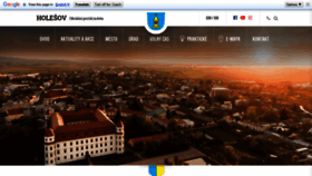 What Holesov.cz website looked like in 2020 (3 years ago)