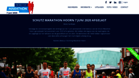 What Hoornmarathon.nl website looked like in 2020 (3 years ago)