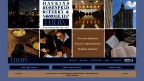 What Hrrvlaw.com website looked like in 2020 (3 years ago)