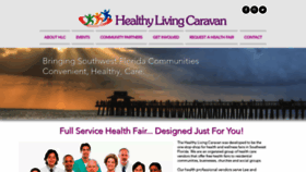 What Healthylivingcaravan.com website looked like in 2020 (3 years ago)