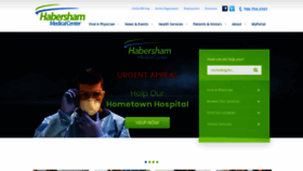 What Habershammedical.com website looked like in 2020 (3 years ago)