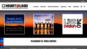 What Heart2lead.com website looked like in 2020 (3 years ago)