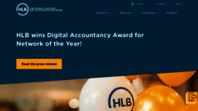 What Hlb.global website looked like in 2020 (3 years ago)