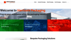 What Harrisonspackaging.co.uk website looked like in 2020 (3 years ago)