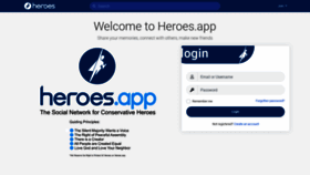 What Heroes.app website looked like in 2020 (3 years ago)