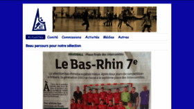 What Handball67.fr website looked like in 2020 (3 years ago)