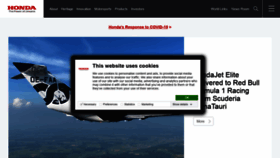 What Honda.cm website looked like in 2020 (3 years ago)