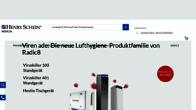 What Henryschein-med.de website looked like in 2020 (3 years ago)