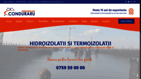 What Hidroizolatii-conduraru.ro website looked like in 2020 (3 years ago)