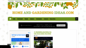 What Homeandgardeningideas.com website looked like in 2020 (3 years ago)