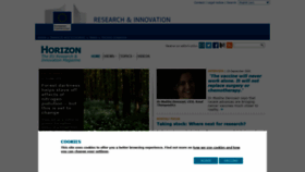 What Horizon-magazine.eu website looked like in 2020 (3 years ago)