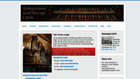 What Hinszorgel.nl website looked like in 2020 (3 years ago)