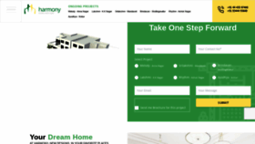 What Harmonyhomesonline.com website looked like in 2020 (3 years ago)