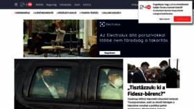 What Hir24.hu website looked like in 2020 (3 years ago)