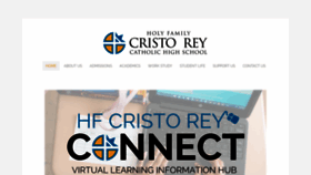 What Hfcristorey.org website looked like in 2020 (3 years ago)