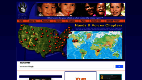 What Handsandvoices.org website looked like in 2020 (3 years ago)