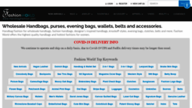 What Handbagfashion.com website looked like in 2020 (3 years ago)