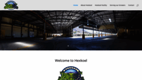 What Hexkoel.co.za website looked like in 2020 (3 years ago)