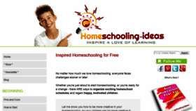 What Homeschooling-ideas.com website looked like in 2020 (3 years ago)