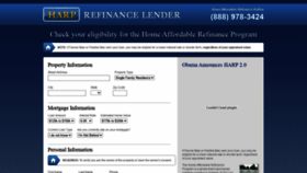 What Harprefinancelender.com website looked like in 2020 (3 years ago)