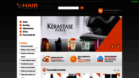 What Hair-cosmetics.sk website looked like in 2020 (3 years ago)