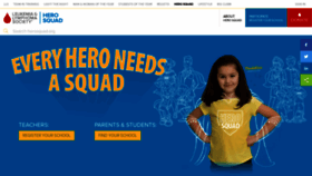 What Herosquad.org website looked like in 2020 (3 years ago)