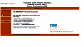 What Hkracingform.com website looked like in 2020 (3 years ago)