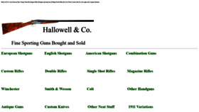 What Hallowellco.com website looked like in 2020 (3 years ago)