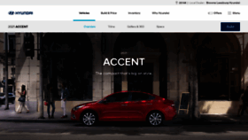 What Hyundaiaccent.com website looked like in 2020 (3 years ago)