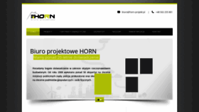 What Horn-projekt.pl website looked like in 2020 (3 years ago)