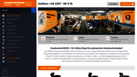 What Handwerker3000.de website looked like in 2020 (3 years ago)