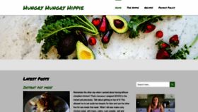 What Hungryhungryhippie.com website looked like in 2020 (3 years ago)