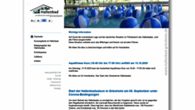 What Hallenbad-griesheim.de website looked like in 2020 (3 years ago)