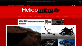 What Helicomicro.com website looked like in 2020 (3 years ago)