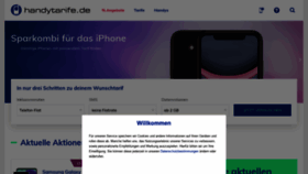 What Handytarife.de website looked like in 2020 (3 years ago)