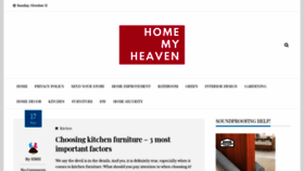 What Homemyheaven.co.uk website looked like in 2020 (3 years ago)