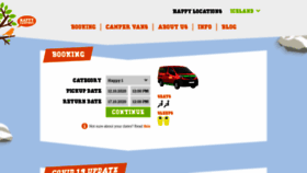 What Happycampers.is website looked like in 2020 (3 years ago)