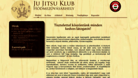 What Hodjitsu.hu website looked like in 2020 (3 years ago)