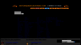 What Historiquedesjeuxvideo.com website looked like in 2020 (3 years ago)