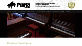 What Horshampianocentre.co.uk website looked like in 2020 (3 years ago)