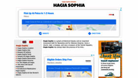 What Hagiasophia.com website looked like in 2020 (3 years ago)