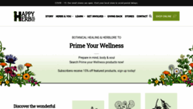 What Happyhighherbs.com website looked like in 2020 (3 years ago)