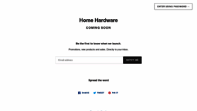 What Homehardware.co.uk website looked like in 2020 (3 years ago)