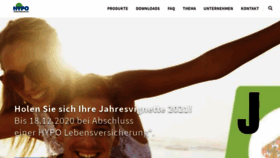 What Hypo-versicherung.at website looked like in 2020 (3 years ago)