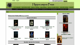 What Hippocampuspress.com website looked like in 2020 (3 years ago)