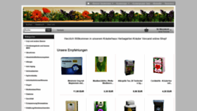 What Herbagarten.de website looked like in 2020 (3 years ago)