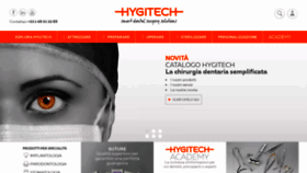 What Hygitech.it website looked like in 2020 (3 years ago)