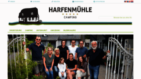 What Harfenmuehle.de website looked like in 2020 (3 years ago)