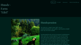 What Hundefarm-eifel.de website looked like in 2020 (3 years ago)
