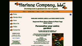 What Harlane.com website looked like in 2020 (3 years ago)